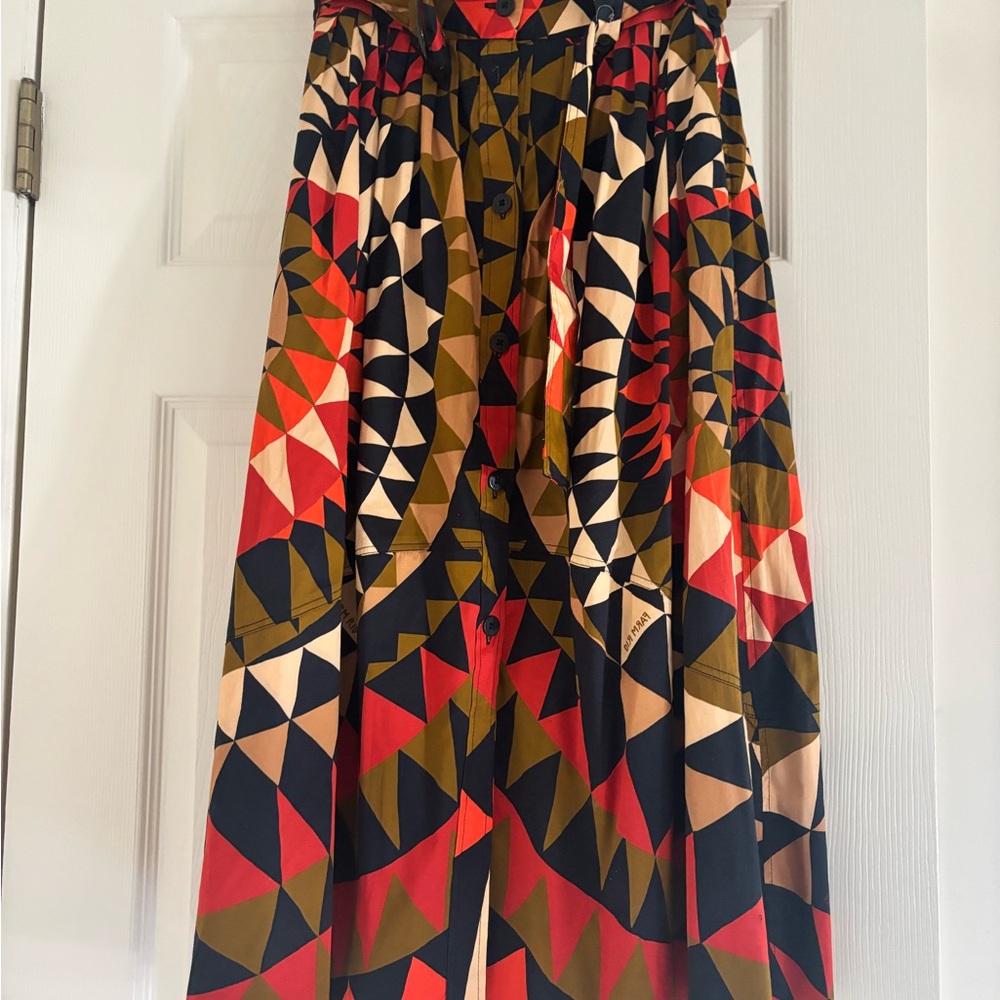 FARM Rio Multicolor Geometric A-Line Skirt - Picture 4 of 4